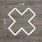 Ekena Millwork Extra Small Fowler Decorative Fretwork Wall Panels in Architectural PVC, 7 3/8"W x 7 3/8"H x 3/8"T WALP08X08FLR - alternate 2